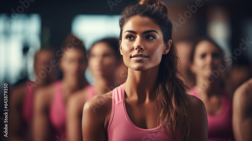 sport  fitness  lifestyle and people concept - group of smiling women exercising in gym