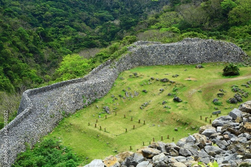 Nakijin Castle Ruins, Japan,Okinawa Prefecture,Kunigami District, Okinawa,Nakijin, Okinawa photo