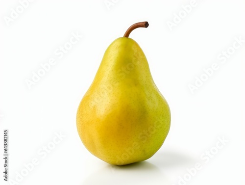 a pear fruit isolated on a white background