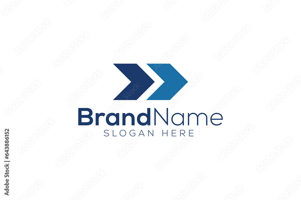 Minimal and Professional arrow vector logo design Minimal and Professional arrow vector logo design