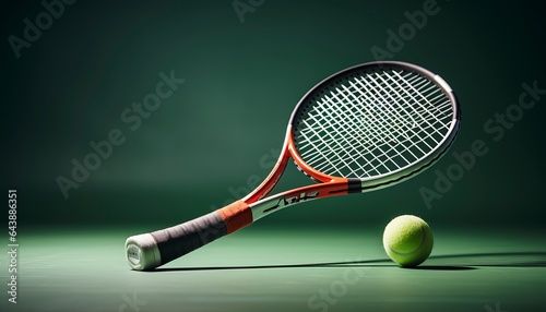 tennis racket and ball © Lucia