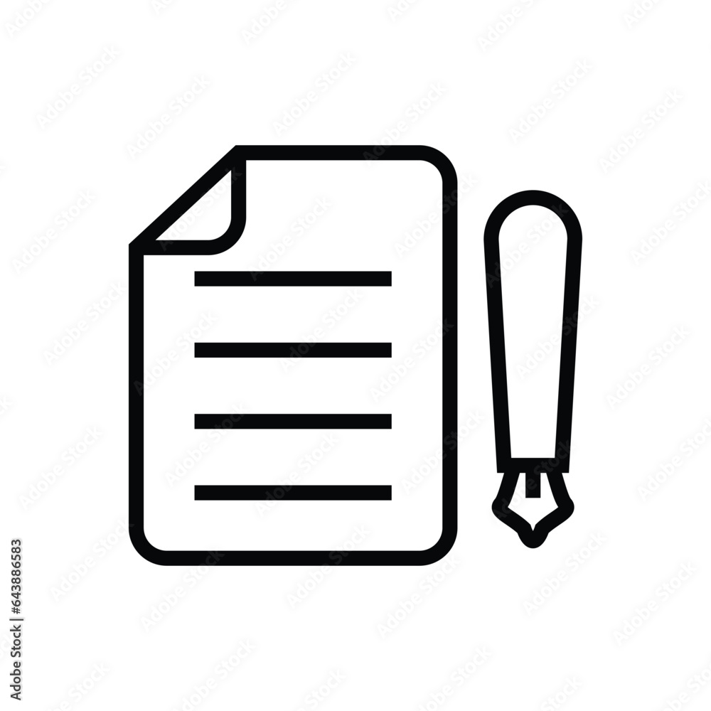 Editor documents notes vector icon Editor documents notes vector icon
