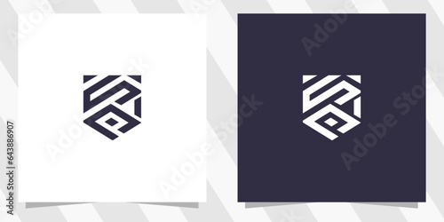letter sp ps logo design