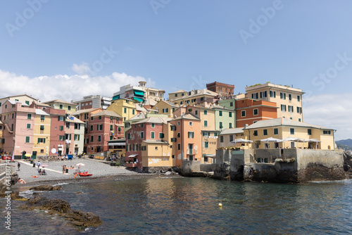 View of Boccadasse, Genoa Italy