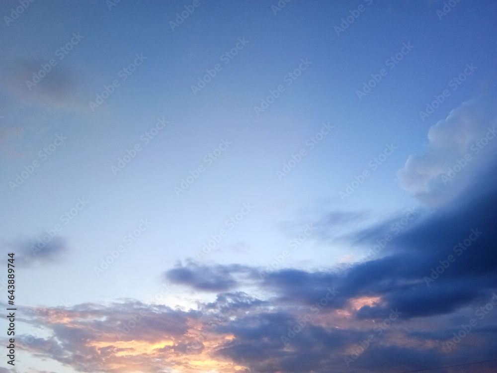 Fototapeta premium evening sky