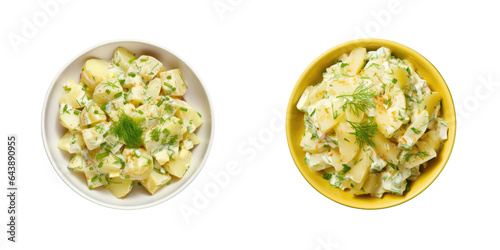 Fennel potato dish transparent background