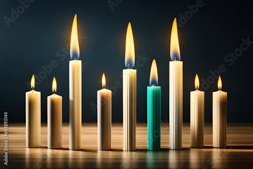 Colorful candles 