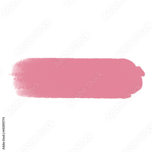 Pink Brush Line Highlight Marker For Decorative And illustration