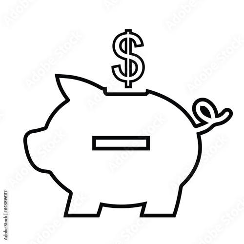 Remove savings, decrease, extract money icon