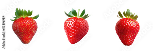 Strawberry on a transparent background