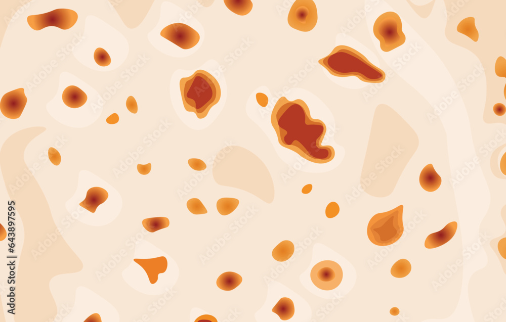 Indian tradition food roti texture vector background Stock Vector ...