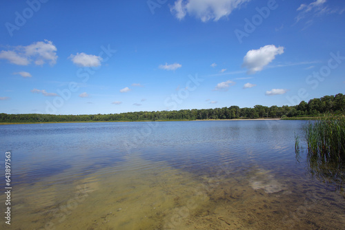 The natural Gorinsee in the Barnim Nature Park - Germany