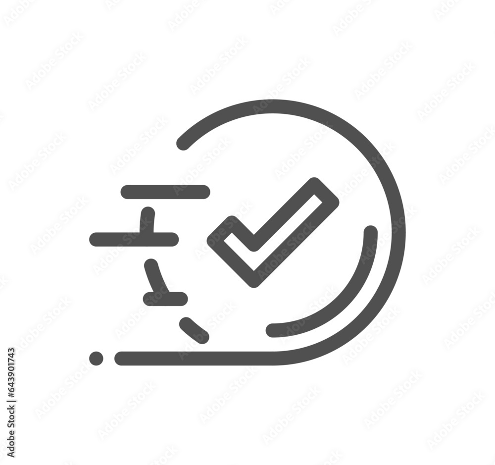 Teamwork and business management related icon outline and linear vector. Teamwork and business management related icon outline and linear vector.