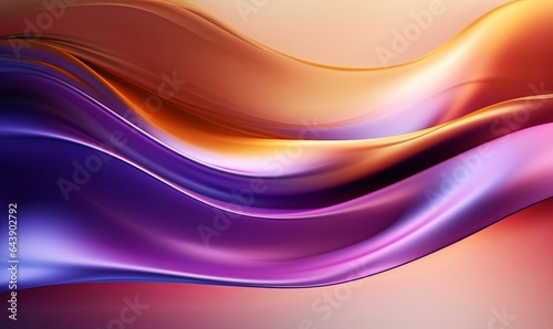 Elegant Silk Wave Background, Generative AI