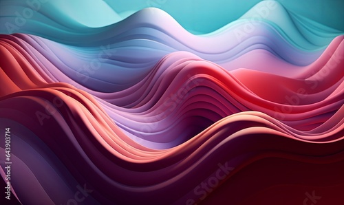 Abstract 3D Background  Generative AI