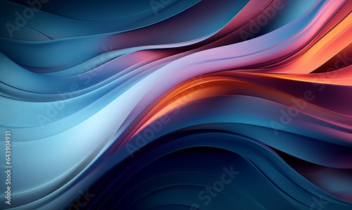 Abstract 3D Background  Generative AI
