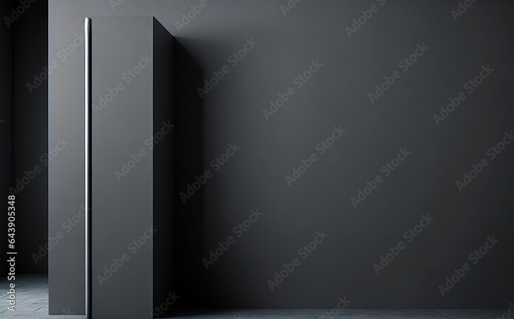 Beautiful light background mock-up for presentation with decorative white panels and decorate with hidden lightin Beautiful light background mock-up for presentation with decorative white panels and decorate with hidden lightin