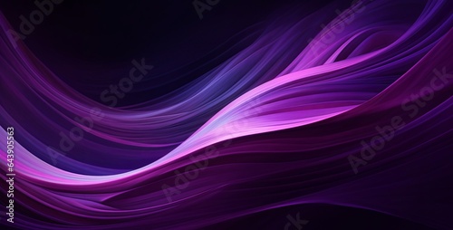 Purple Waves on Dark, Generative AI