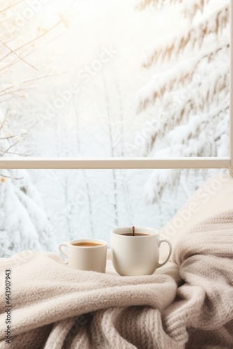 Christmas winter cozy background