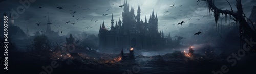 Halloween spooky background