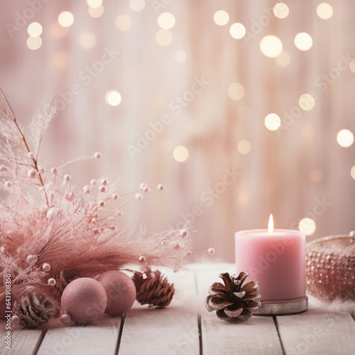 Christmas winter cozy background