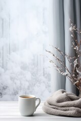 Christmas winter cozy background