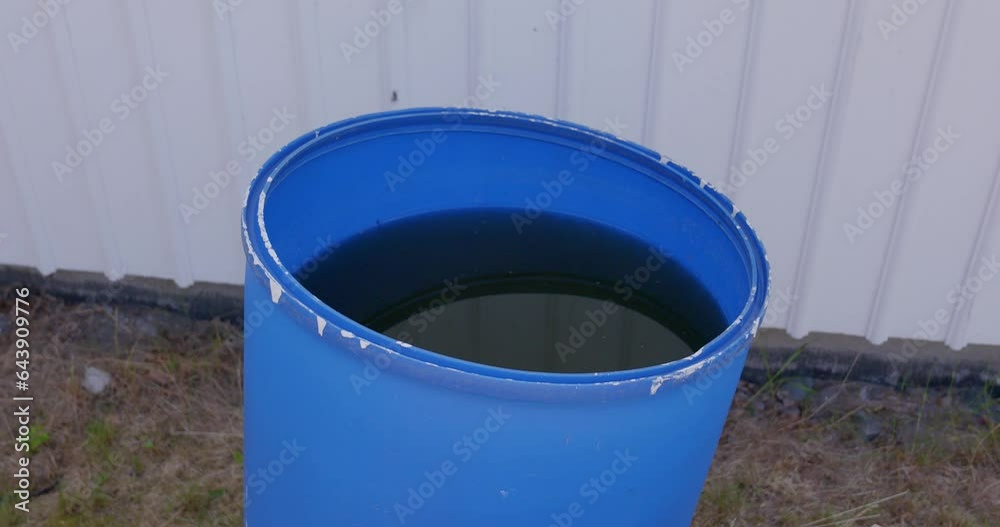 Bucket of water