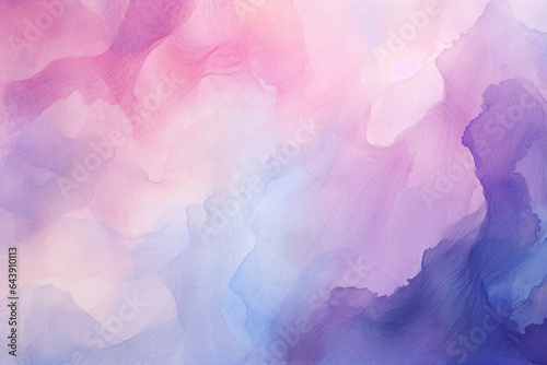 Pink and purple watercolor paper textured background, watercolor paint background, Generative AI