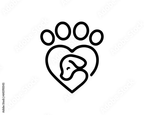 dog love logo