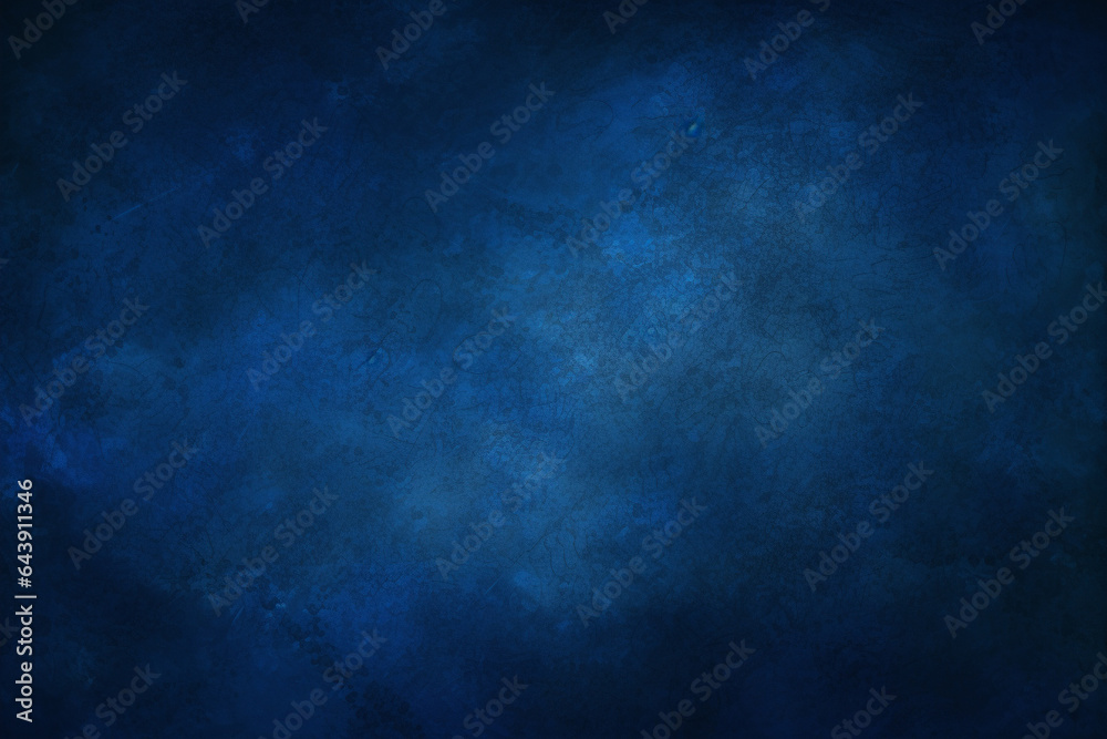 Dark blue background with a grunge texture, abstract background design, Generative AI Dark blue background with a grunge texture, abstract background design, Generative AI