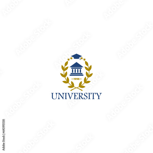 Free Download University college school logo template. College logo design  - GFXLoad