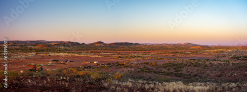 Beautiful landscape at sunset in rural Western Australia © Alexander
