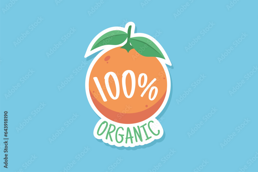 Obraz premium illustration of an orange fruit