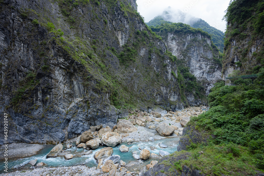 Taroko Gorge in Taroko National Park in Hualien of aTaiwan Taroko Gorge in Taroko National Park in Hualien of aTaiwan