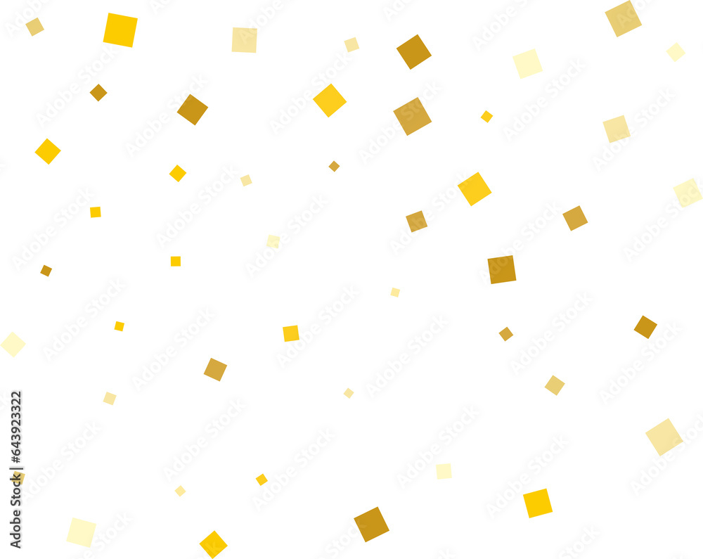 Gold Squares Confetti Gold Squares Confetti