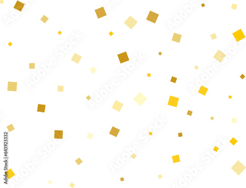 Gold Squares Confetti