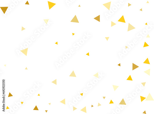 Free Download Gold Triangular Confetti - GFXLoad