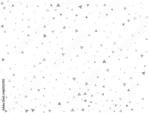 Festive Silver Triangular Confetti
