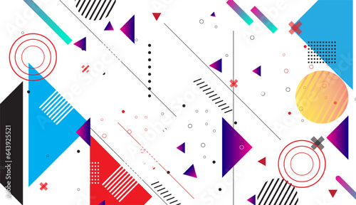 Abstract creative notebook cover template design. Geometric pattern background, vector abstract shapes and  lines art for covers, catalogs, posters  design