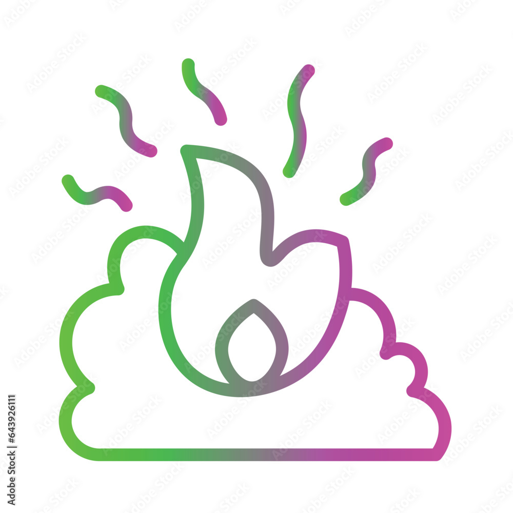 Obraz premium Fire Pollution Smoke