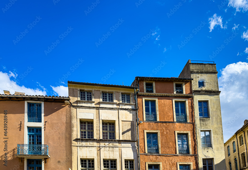 old houses in the city