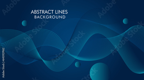 Wave Lines. Abstract Geometric Template.Flow Wavy Background in Minimal Style. Movement and 3d Effect. Dynamic Wave Illustration for Cover, Poster.
