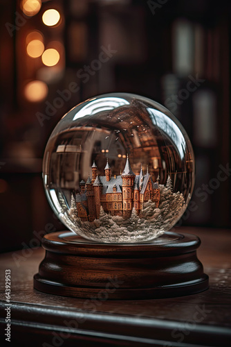 Castle in a glass ball