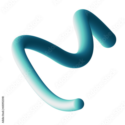 3D Squiggle Element