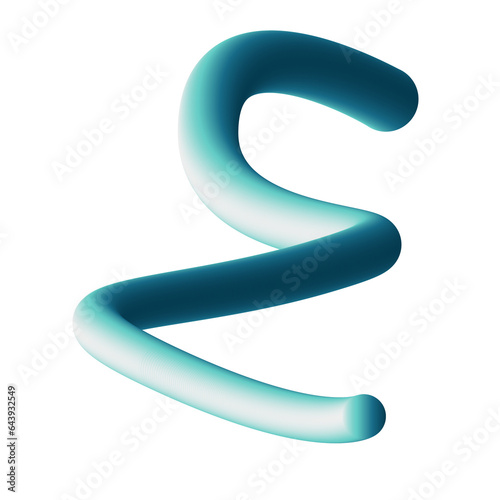 3D Squiggle Element