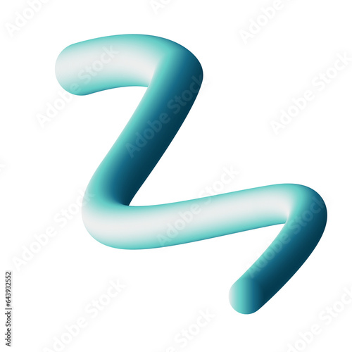 3D Squiggle Element