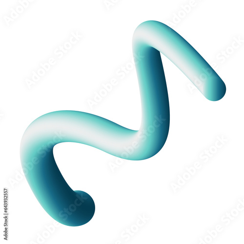 3D Squiggle Element