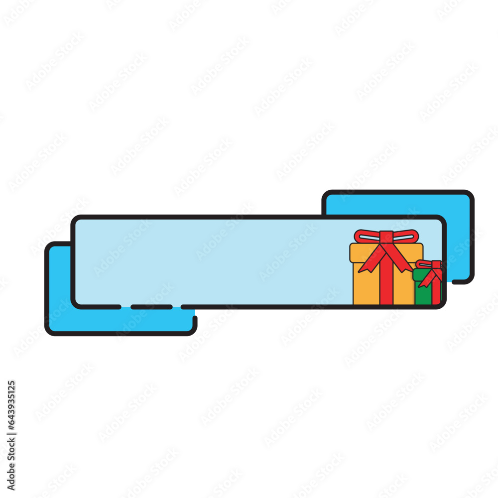 Obraz premium Text Box Christmas