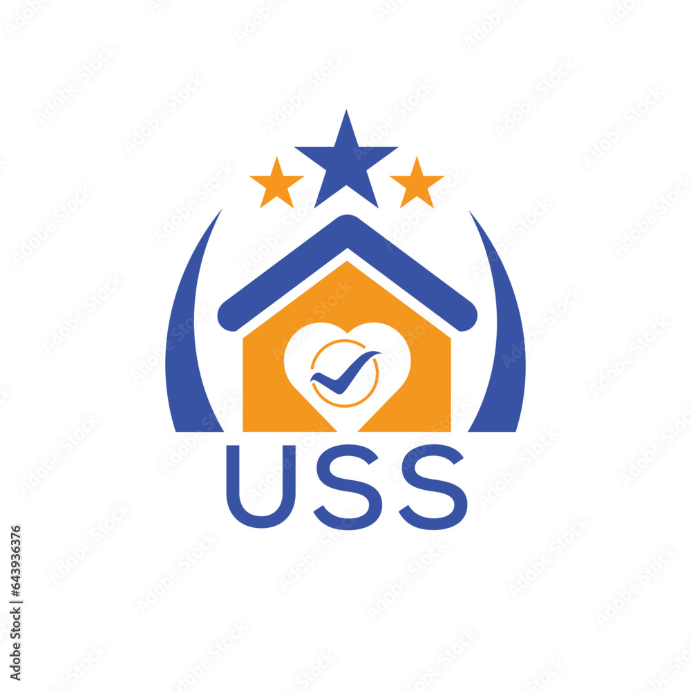 USS House logo Letter logo and star icon. Blue vector image on white background. KJG house Monogram home logo picture design and best business icon.
USS House logo Letter logo and star icon. Blue vector image on white background. KJG house Monogram home logo picture design and best business icon.