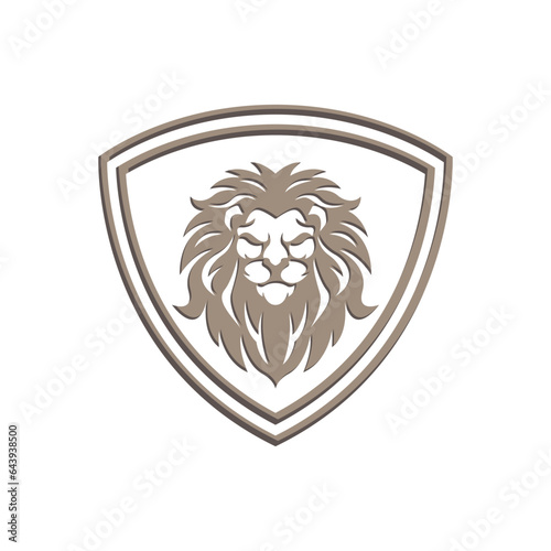 Lion Head Logo Design Template